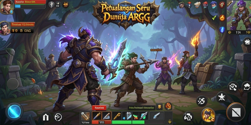 Tampilan gameplay seru dari game ARPG 73K