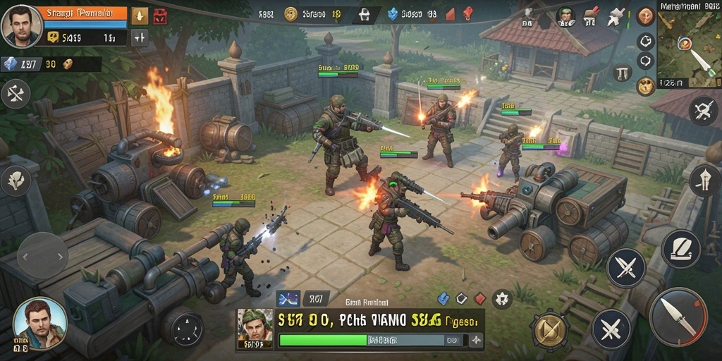 Screenshot utama 8180 dengan aksi perang dan strategi mendebarkan.