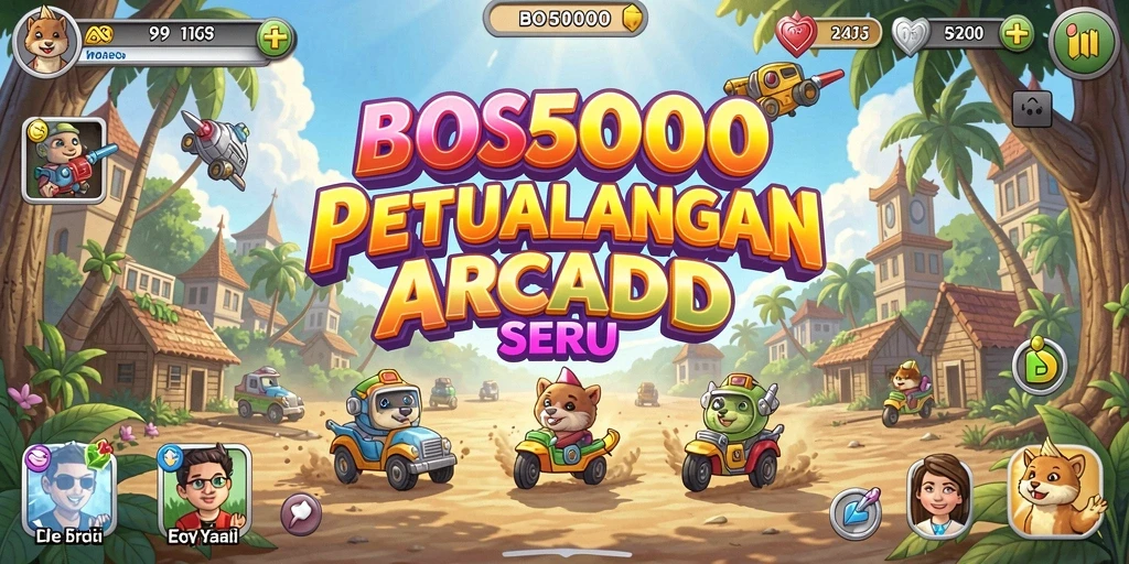 Screenshot gameplay BOS5000 menampilkan aksi seru dalam dunia Arcade.