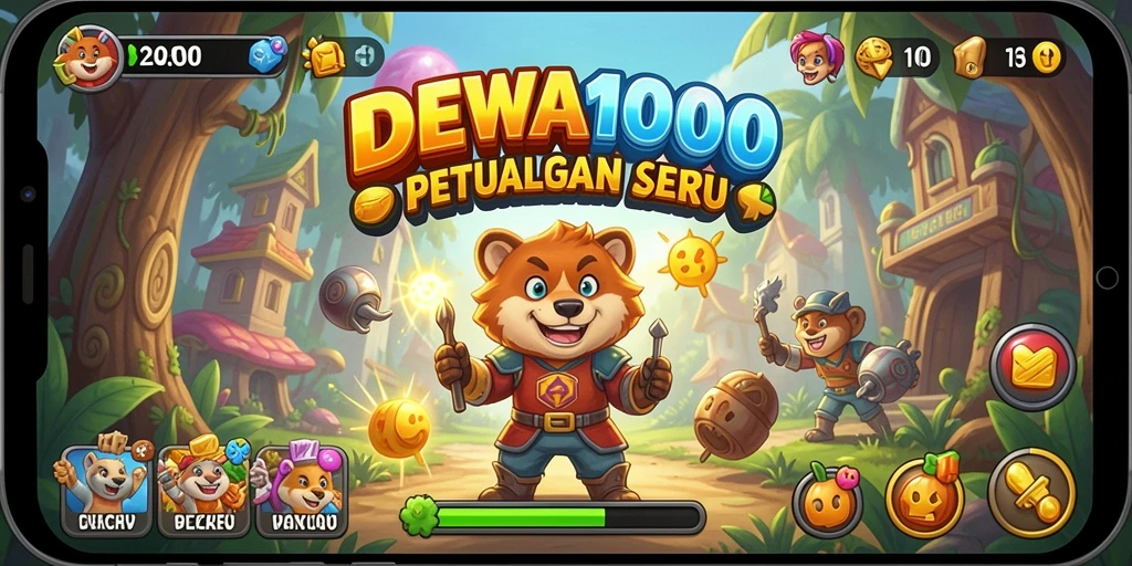 Tampilan gameplay seru DEWA1000 dengan berbagai tantangan menarik.