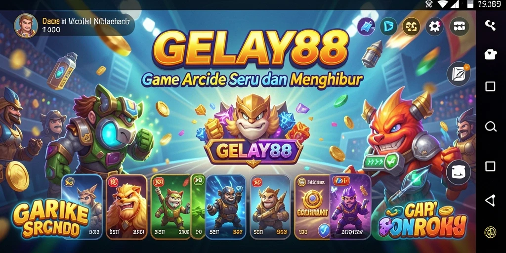 Tampilan gameplay seru dari GELAY88 dengan level yang menantang.