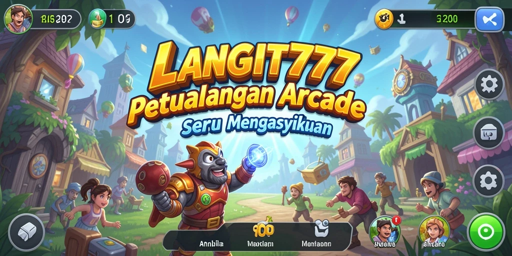 Tangkapan layar LANGIT777 menampilkan aksi permainan Arcade yang seru.