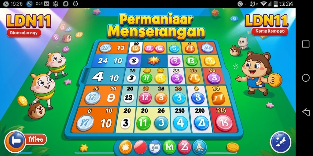 Tampilan gameplay seru dalam LDN11 menampilkan momen menarik permainan Bingo.