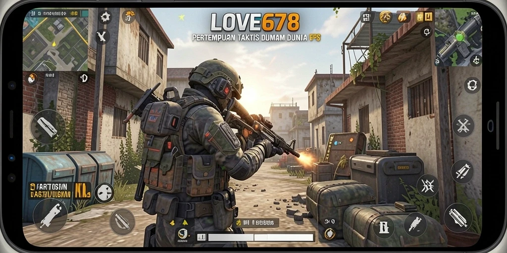 Tangkapan layar menunjukkan pertempuran intens di LOVE678.