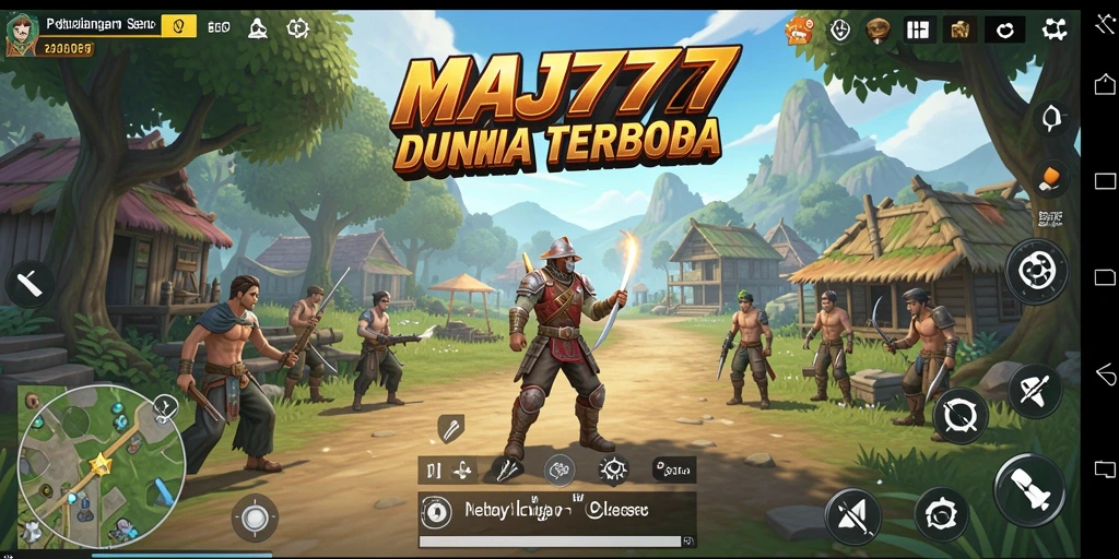 Screenshot gameplay <strong>MAJ777</strong> menampilkan petualangan mendebarkan di dunia terbuka.
