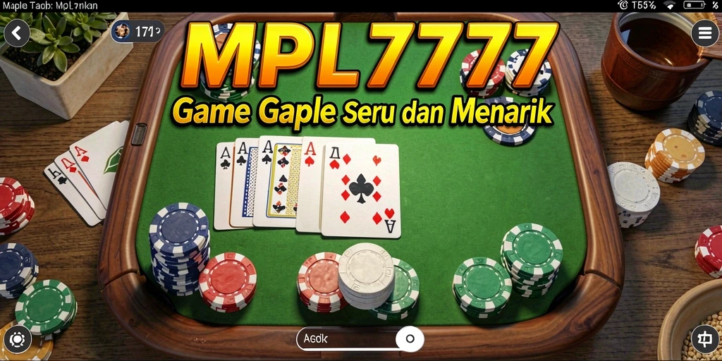 Tampilan gameplay Gaple yang menarik di MPL777.
