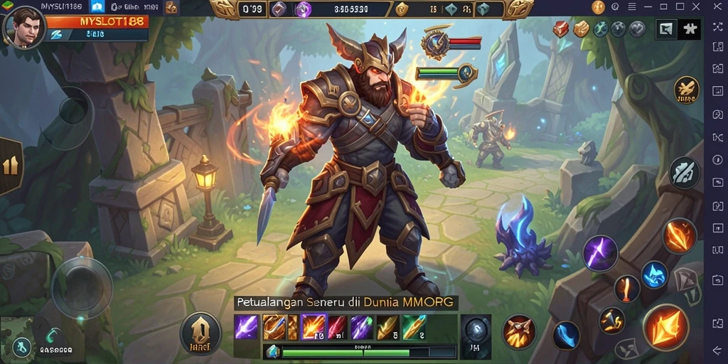 Tampilan gameplay MYSLOT188 yang menakjubkan dan mengasyikkan.