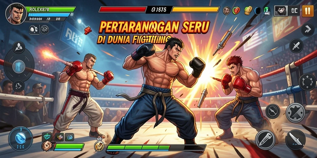 Gameplay seru dan menegangkan dalam ROLEX878.
