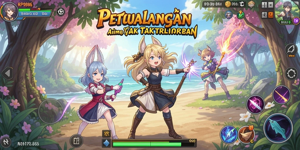 Tampilan gameplay RP886 yang menarik dan penuh warna.