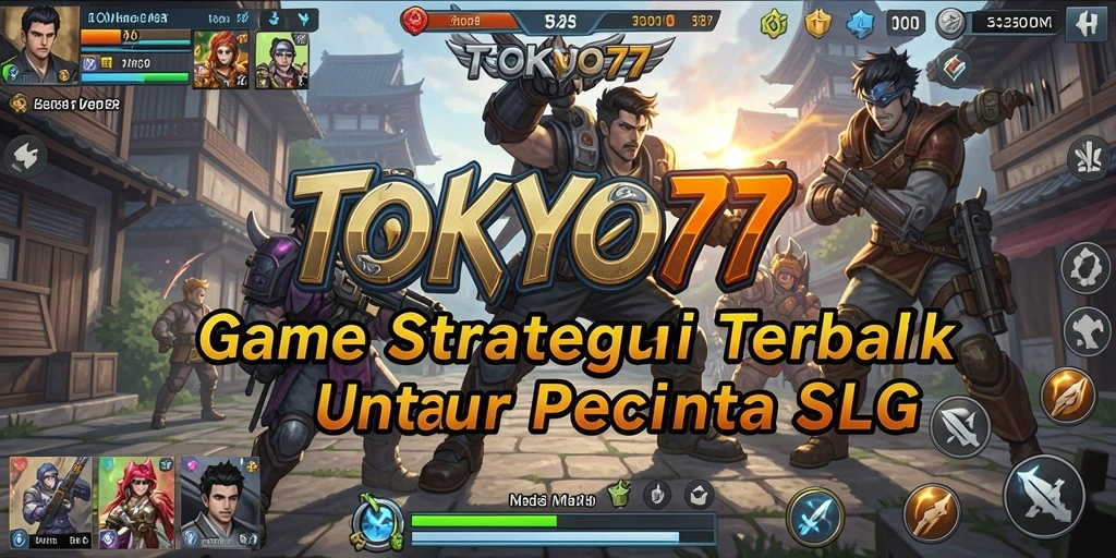 Tampilan gameplay TOKYO77 yang seru dan interaktif.