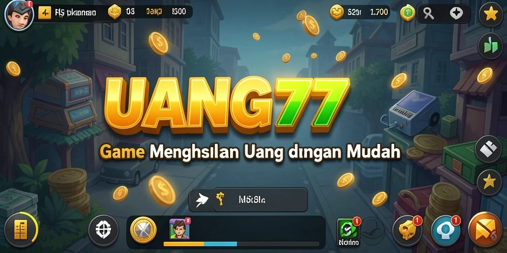 Tangkapan layar gameplay UANG77 menunjukkan proses penghasilan yang menarik.